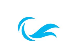 Water wave vector icon illustration design