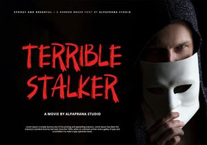 Spooky And Dreadful - Brush Font