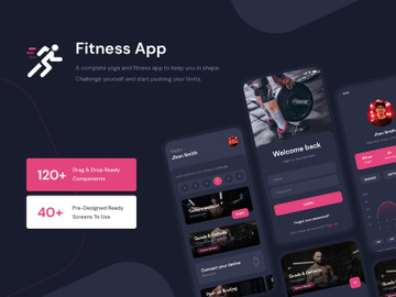Fitness Workout App UI Kit preview picture