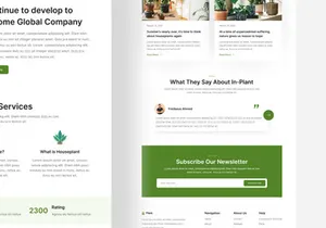 Plant - Plant Web App Landing Page Design 2