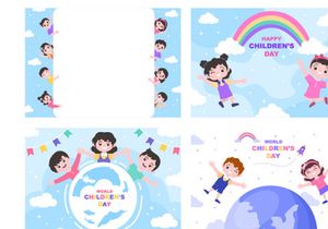 18 Happy Children's Day Illustration