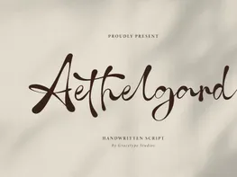 Aethelgard | Handwritten Script preview picture