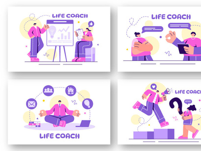 18 Life Coach Illustration