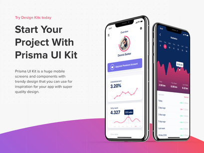 Prisma UI Kit - Adobe XD Version