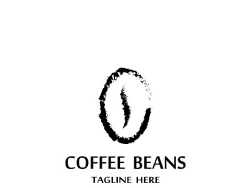 Premium coffee bean logo design. preview picture