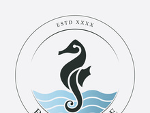 Sea horse logo