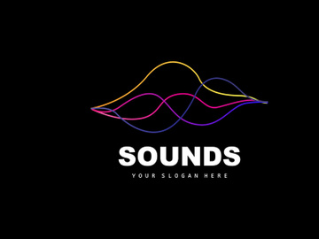 Sound Wave Logo, Equalizer Design, Music Wave Vibration preview picture