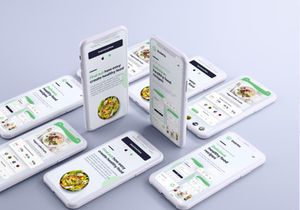 Diet app Plus Website UI Design