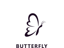 Beauty butterfly logo  symbol vector template