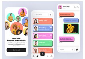 Chating App design in new trends