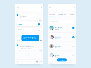 Mobile Chat App Design preview picture