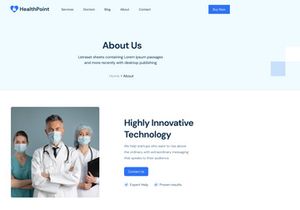Healthpoint Pro NextJs Medical and Healthcare Website Template