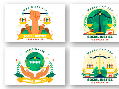 12 Day of Social Justice Illustration