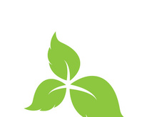 Leaf logo vector icon design template