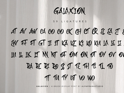 Galaxion - Brush Font