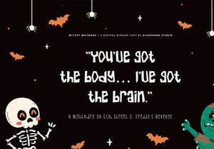 Witchy Whiskers - Playful Font