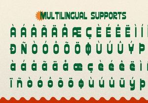 Mereum Dreamy | Bold Retro Typeface