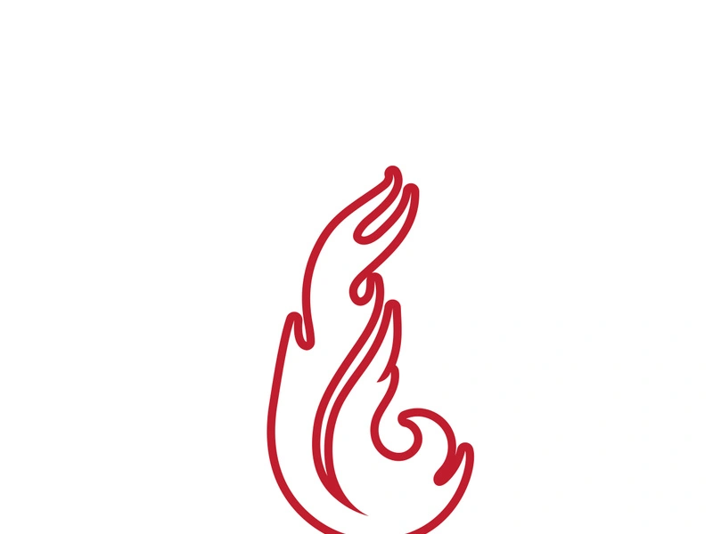 Fire flame logo vector illustration desig