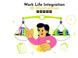 10 Work Life Integration Illustration preview picture