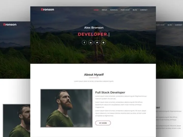 Personal Portfolio Landing Page Template