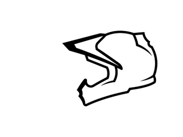 motorcycle helmet vector logo design template preview picture