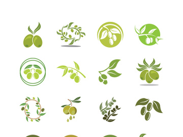 Extra virgin olive oil logo icon design vector illustration preview picture