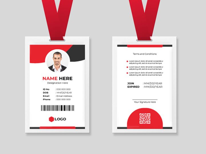 Corporate ID Card Template Ver-17