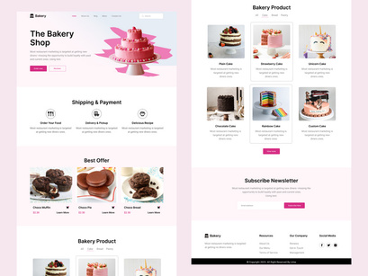 The Bakery - Bakery Shop Landing page