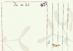 10 page notebook daily planner
