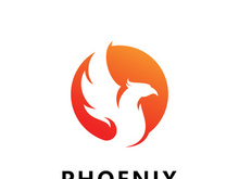 Phoenix logo vector template  design