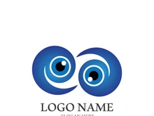 Branding identity corporate eye care vector logo design