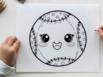 cute clock face with eyes and smile vector illustration