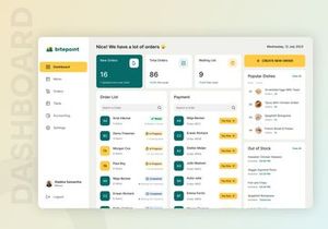 Bitepoint - Restaurant POS Dashboard & Landing Page