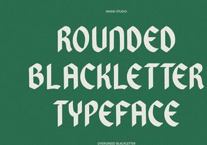 Overgreed - Rounded Blackletter