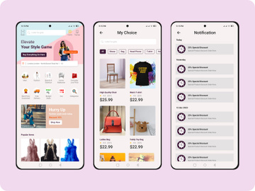 eCommerce App Concept UI Kits 1 preview picture