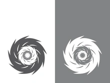 vortex vector illustration icon logo template design