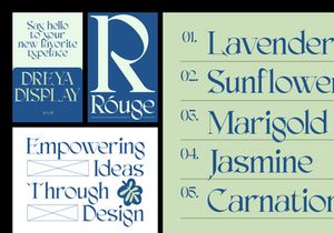 AO Dreya - Display Font