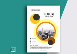 Flyer Business Template Bundle 6 Color
