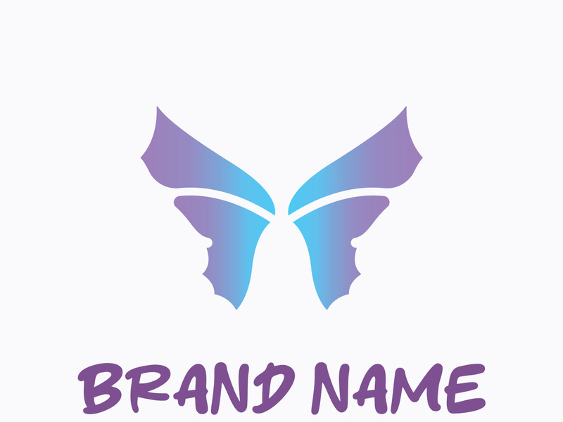 Butterfly logo design