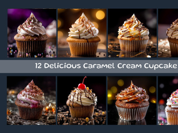 Delicious Caramel Cream Cupcakes preview picture