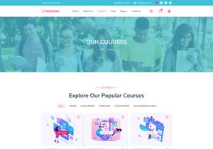 Eduonin – Online Education XD Template