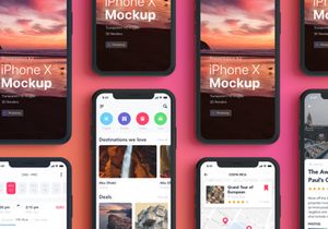 Presentation Kit - iPhone showcase Mockup