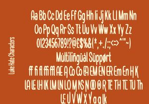 Luke Hate - Smooth Display Condensed Font
