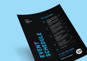 Schedule Event Poster Vol.3