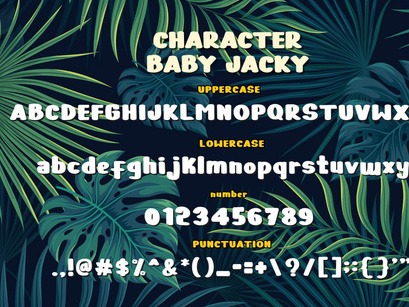 Baby Jacky - Playful Display Font