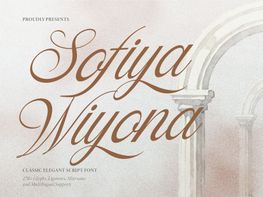 Sofiya Wiyona | Classic Elegant Script preview picture