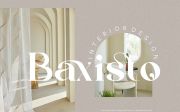 Elegant brand font material