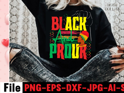 Black And Prour T-shirt Design