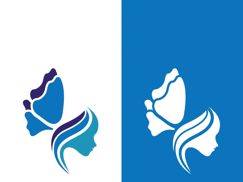 Beauty butterfly vector icon design