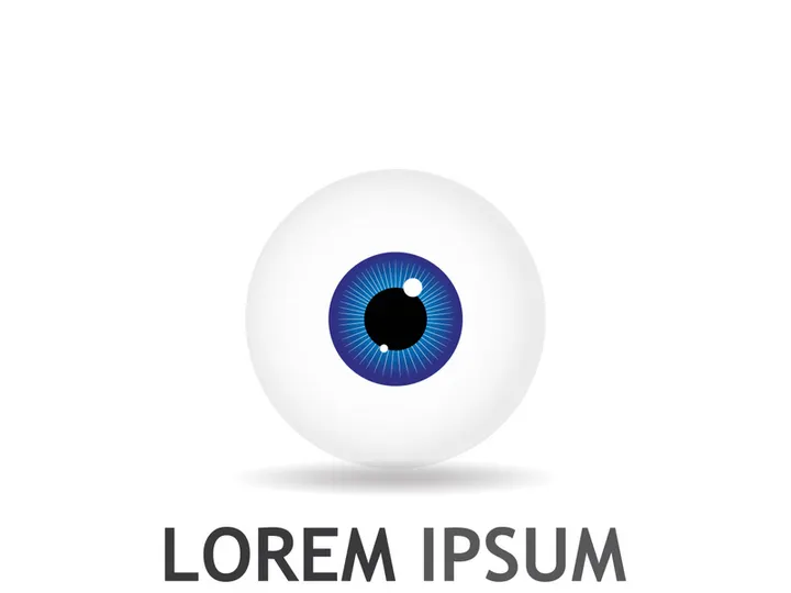Eye logo with modern concept.